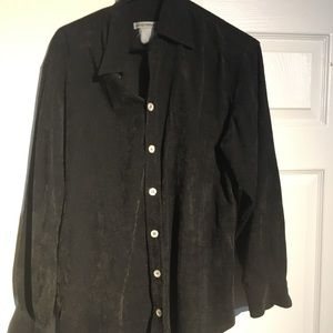 Armani light corduroy button up